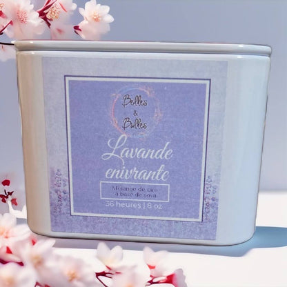 Chandelle Lavande enivrante - Détente et luxe