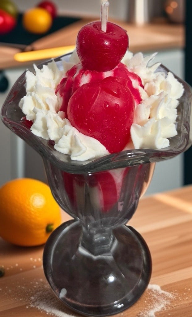 Chandelle Coupé glacée aux fraises