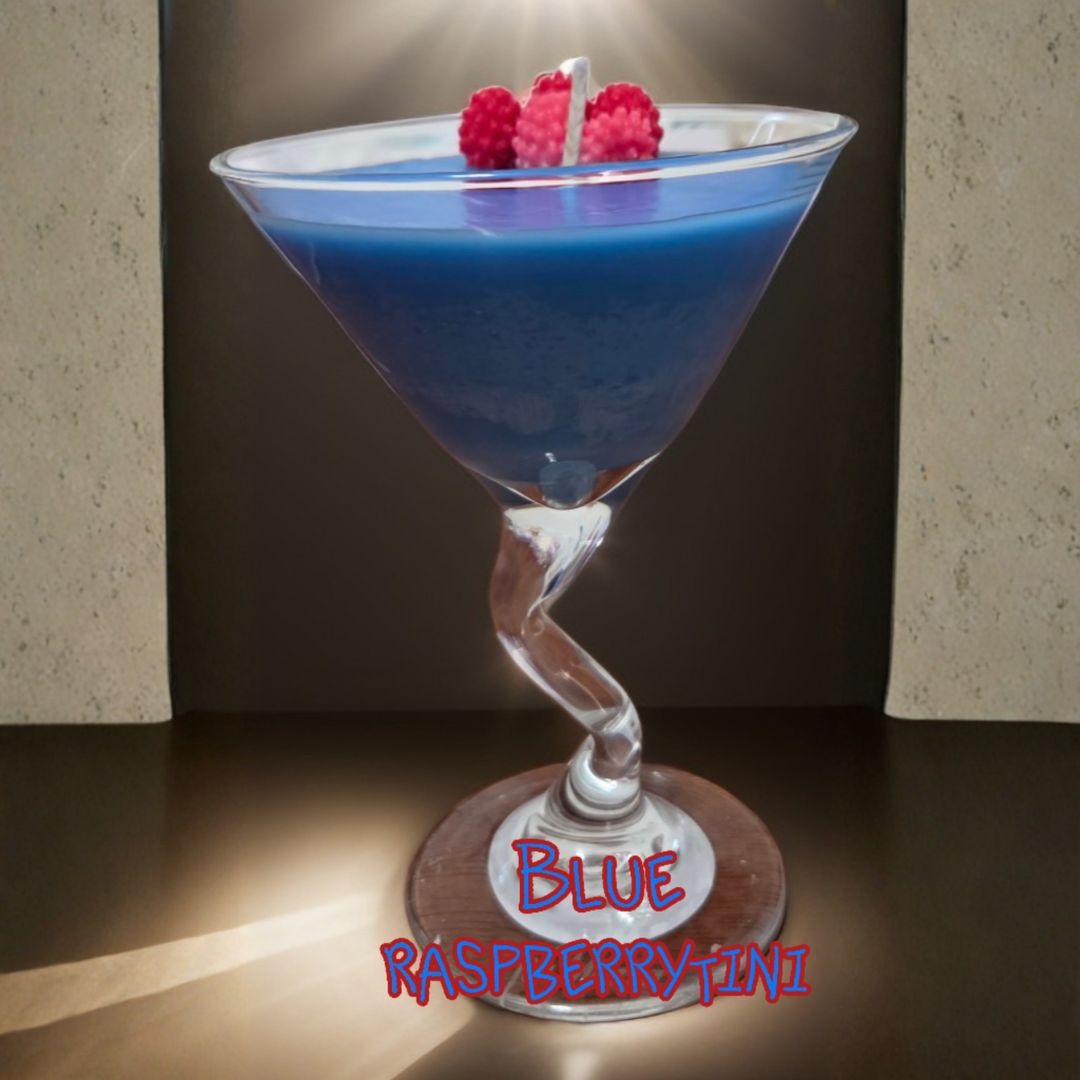 Chandelle blue raspberrytini