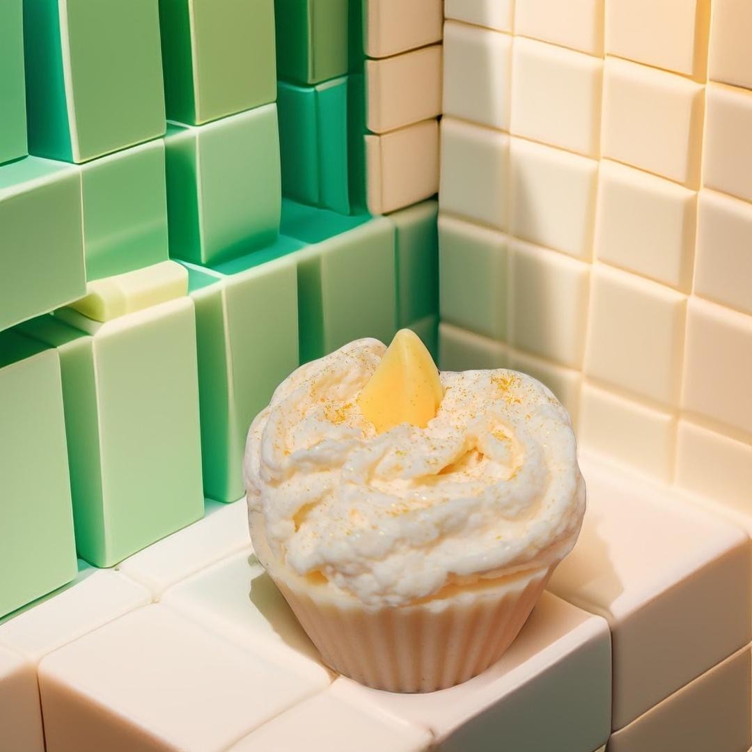 Cupcake Orangeade Crémeuse – Savon gourmand parfumé à l’orange vanillée