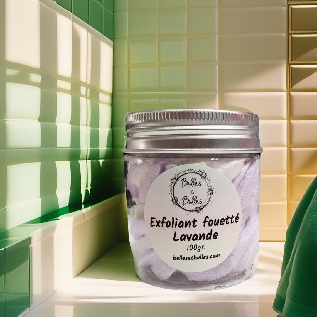 Exfoliant Fouetté Lavande Enivrante – Soin 2 en 1 apaisant et doux