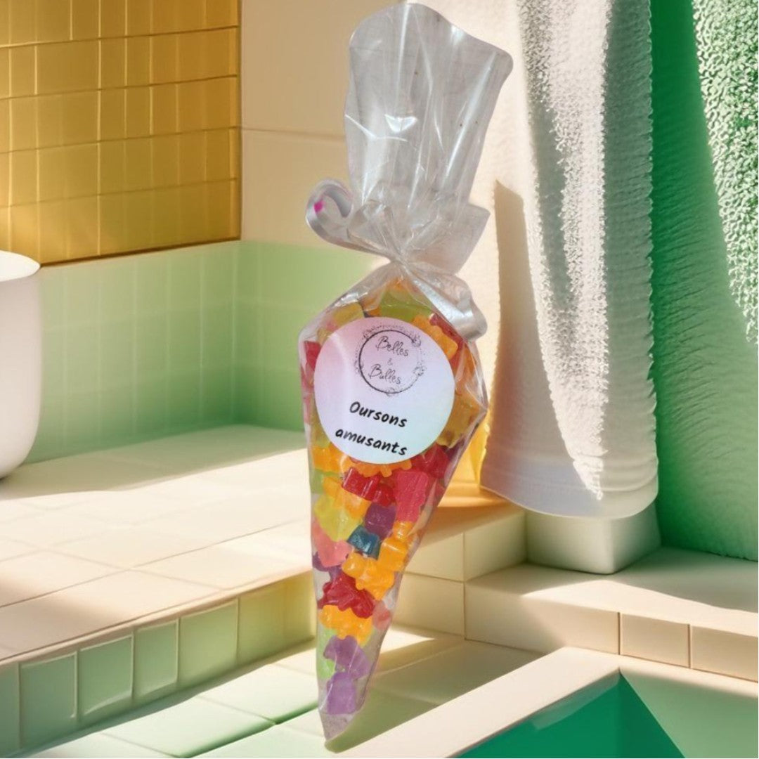 Oursons Amusants – Minis savons gourmands en forme de bonbons gummies