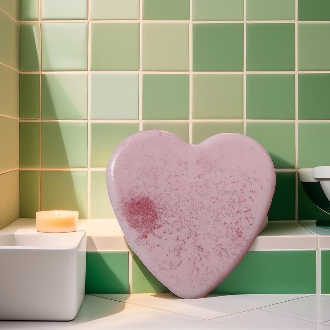 Bloom & Love – Savon cœur parfum floral et musqué