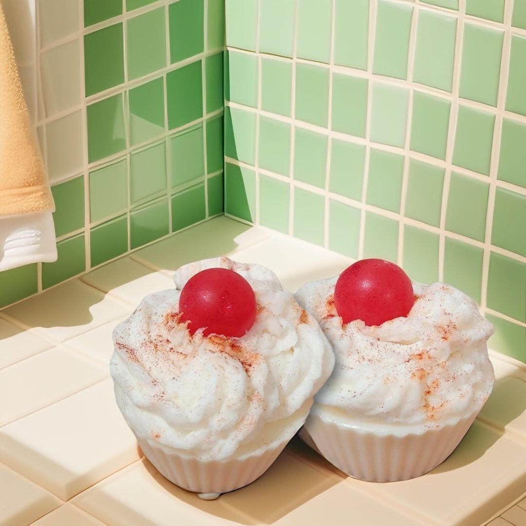 Cupcake Festif – Savon fouetté gourmand et parfum vanillé