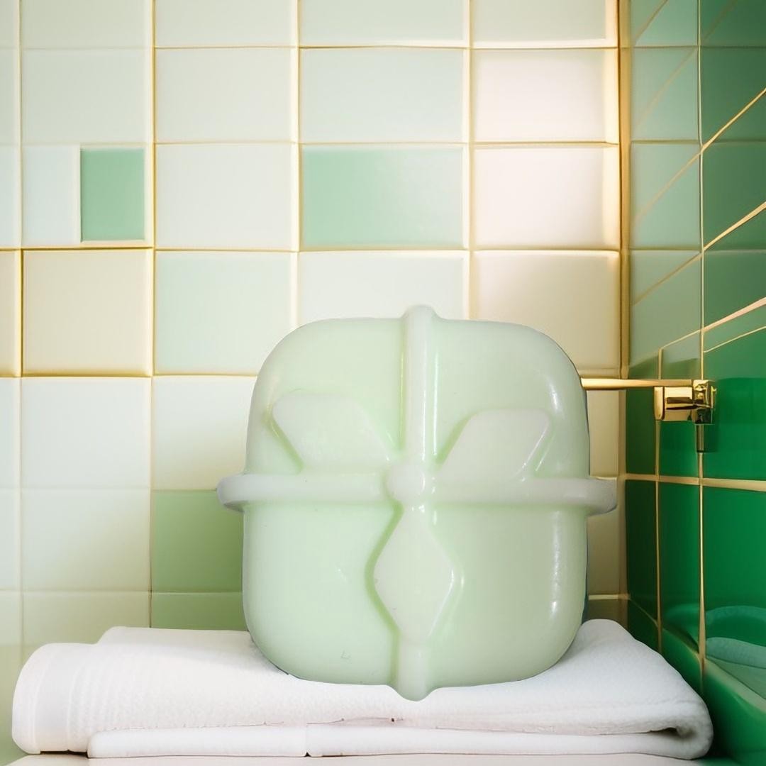 Couronne festive – Savon parfumé sapin & eucalyptus, esprit des fêtes