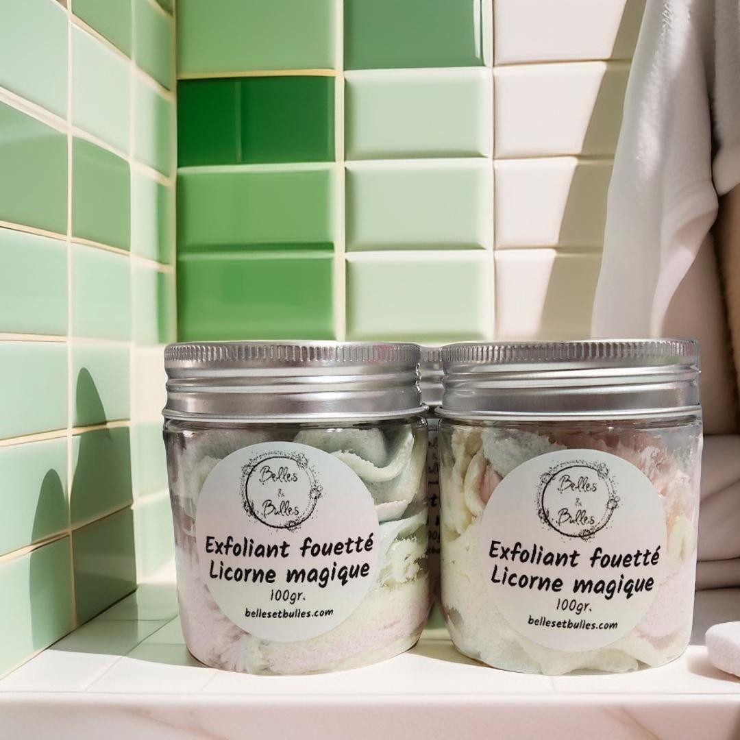 Exfoliant Fouetté Licorne Magique – Soin doux et parfum féérique