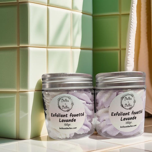Exfoliant Fouetté Lavande Enivrante – Soin 2 en 1 apaisant et doux