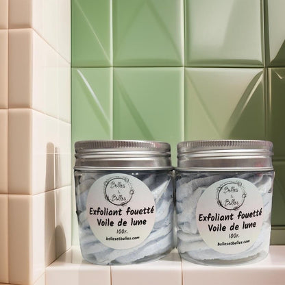 Exfoliant Fouetté Voile de Lune – Soin 2 en 1 exfoliant et parfumé