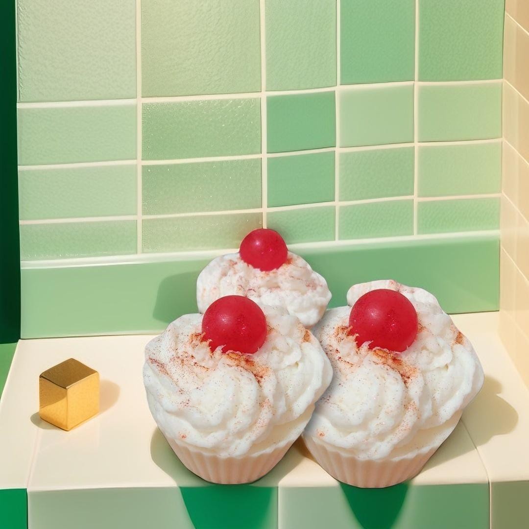 Cupcake Festif – Savon fouetté gourmand et parfum vanillé