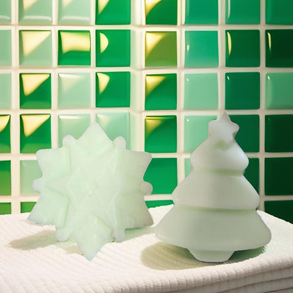 Couronne festive – Savon parfumé sapin & eucalyptus, esprit des fêtes