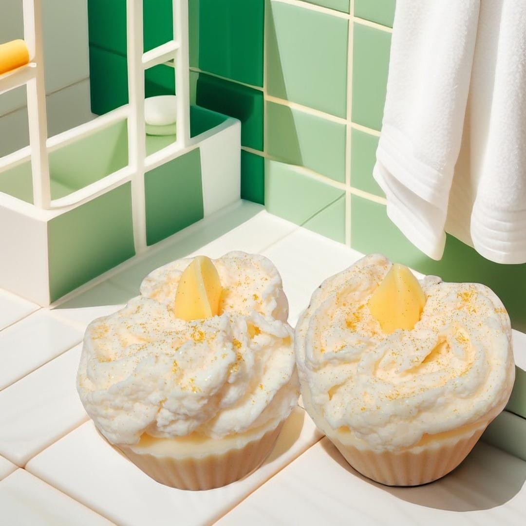 Cupcake Orangeade Crémeuse – Savon gourmand parfumé à l’orange vanillée