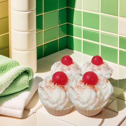 Cupcake Festif – Savon fouetté gourmand et parfum vanillé