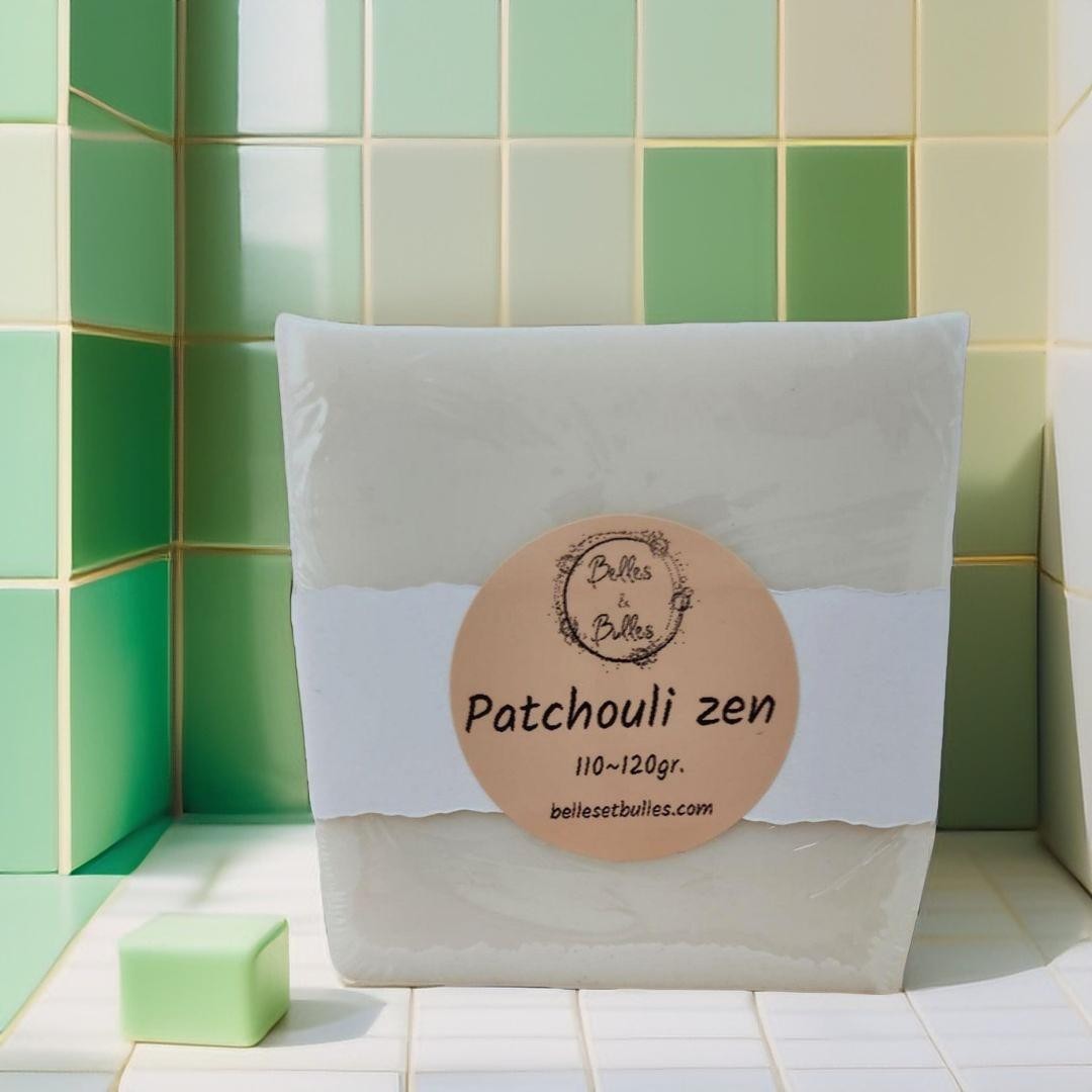 Patchouli Zen – Savon apaisant pour peaux sensibles au parfum naturel