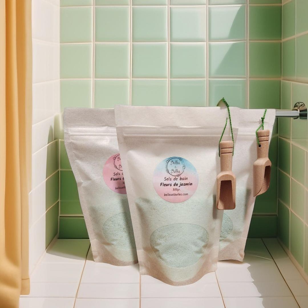 Sels de Bain Fleurs de Jasmin – Rituel luxueux parfumé au jasmin