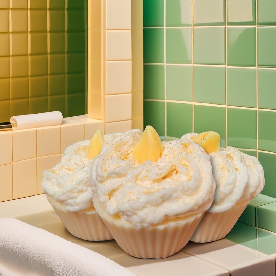 Cupcake Orangeade Crémeuse – Savon gourmand parfumé à l’orange vanillée
