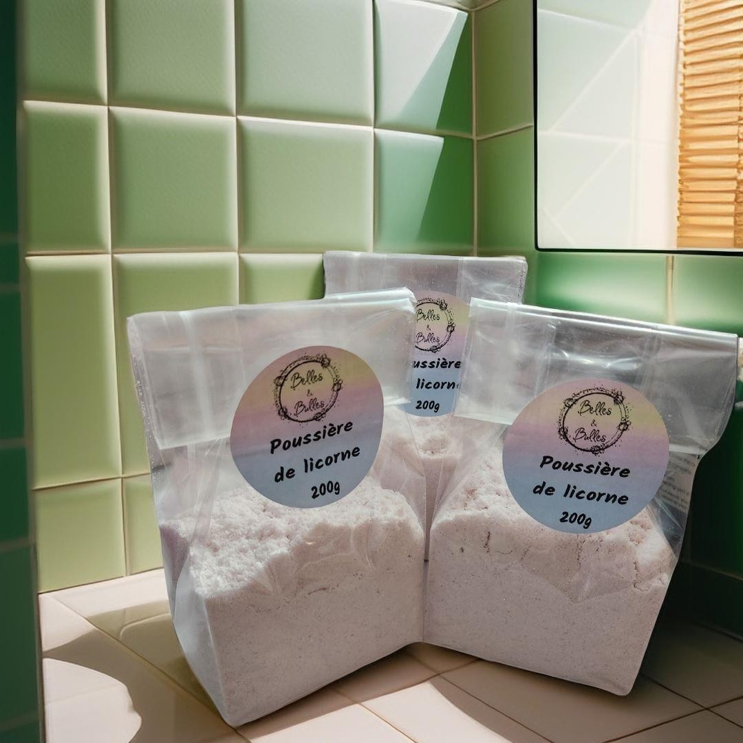 Poussières de Bain – Poudre moussante surprise pour un bain féerique