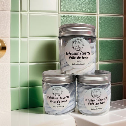Exfoliant Fouetté Voile de Lune – Soin 2 en 1 exfoliant et parfumé