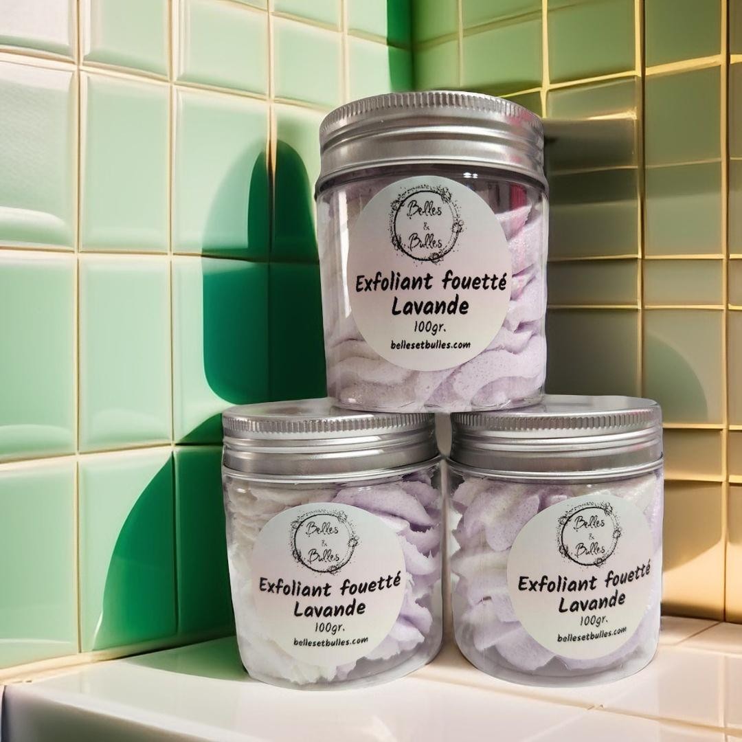 Exfoliant Fouetté Lavande Enivrante – Soin 2 en 1 apaisant et doux