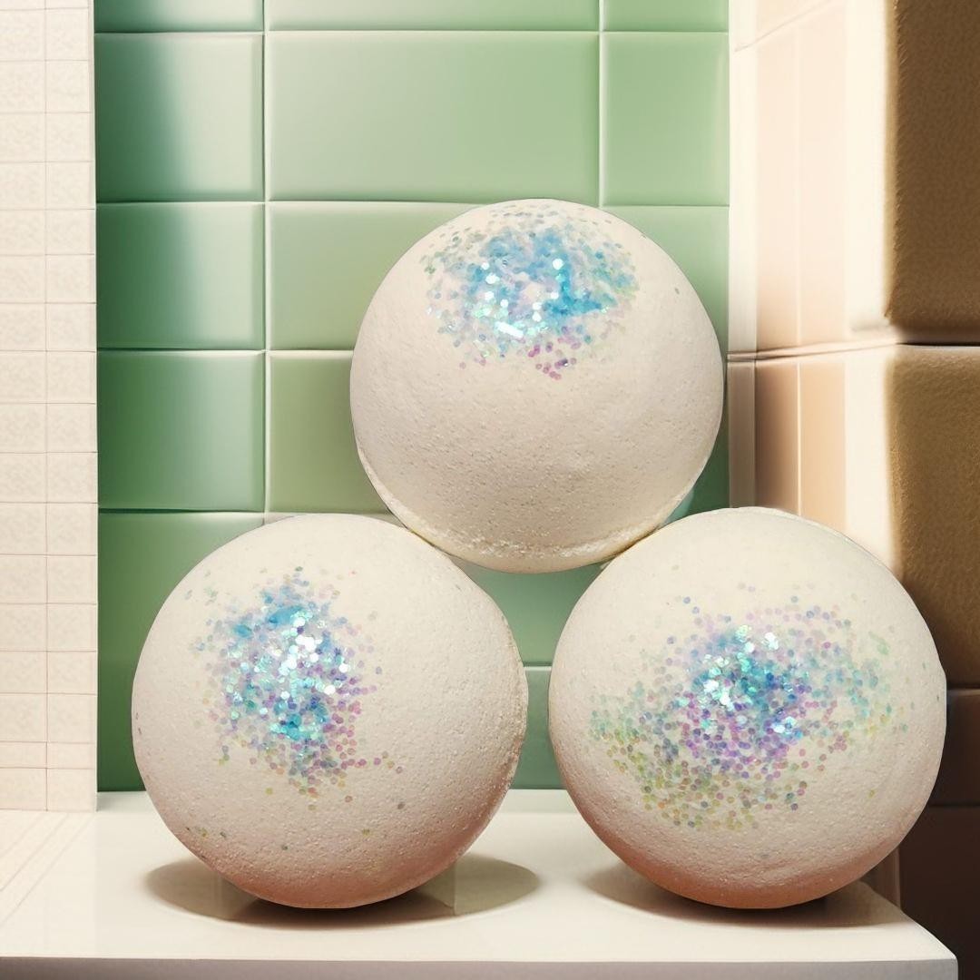 Bombe de bain à l’eucalyptus léger – Relaxation & fraîcheur