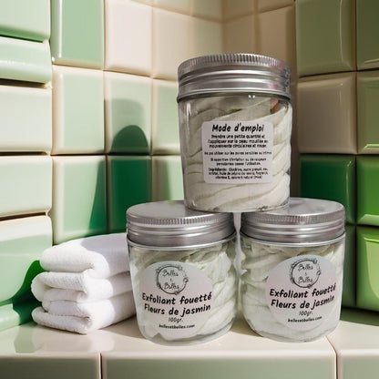 Exfoliant Fouetté Fleurs de Jasmin – Soin 2 en 1 délicat et parfumé