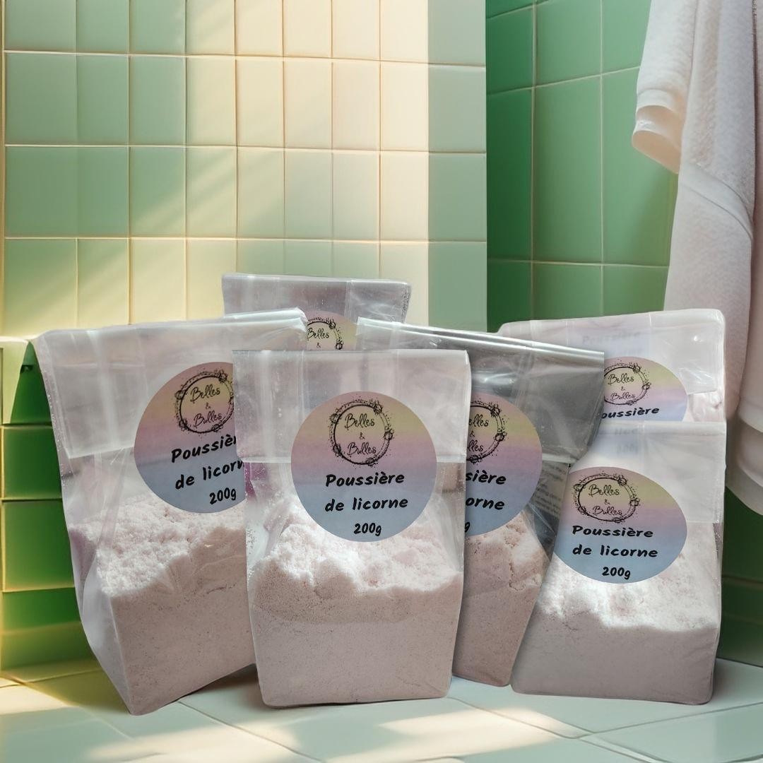 Poussières de Bain – Poudre moussante surprise pour un bain féerique