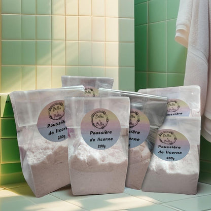 Poussières de Bain – Poudre moussante surprise pour un bain féerique