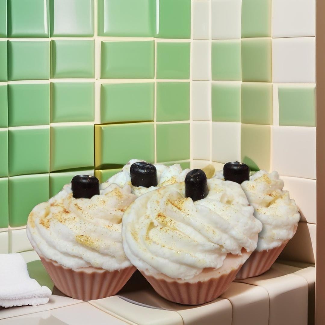 Cupcake Latté Fouetté – Savon gourmand au parfum café latté