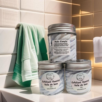 Exfoliant Fouetté Voile de Lune – Soin 2 en 1 exfoliant et parfumé