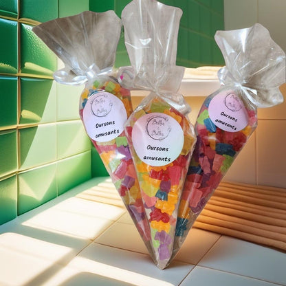 Oursons Amusants – Minis savons gourmands en forme de bonbons gummies