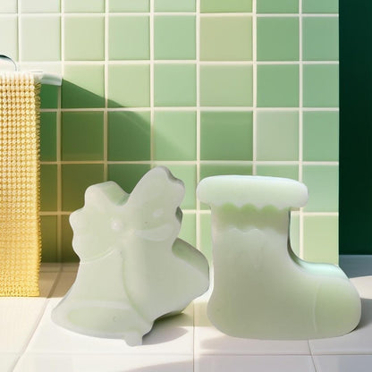 Couronne festive – Savon parfumé sapin & eucalyptus, esprit des fêtes