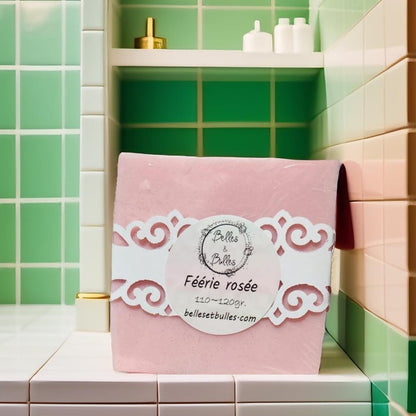 Féérie Rosée – Savon doux au parfum fruité et floral