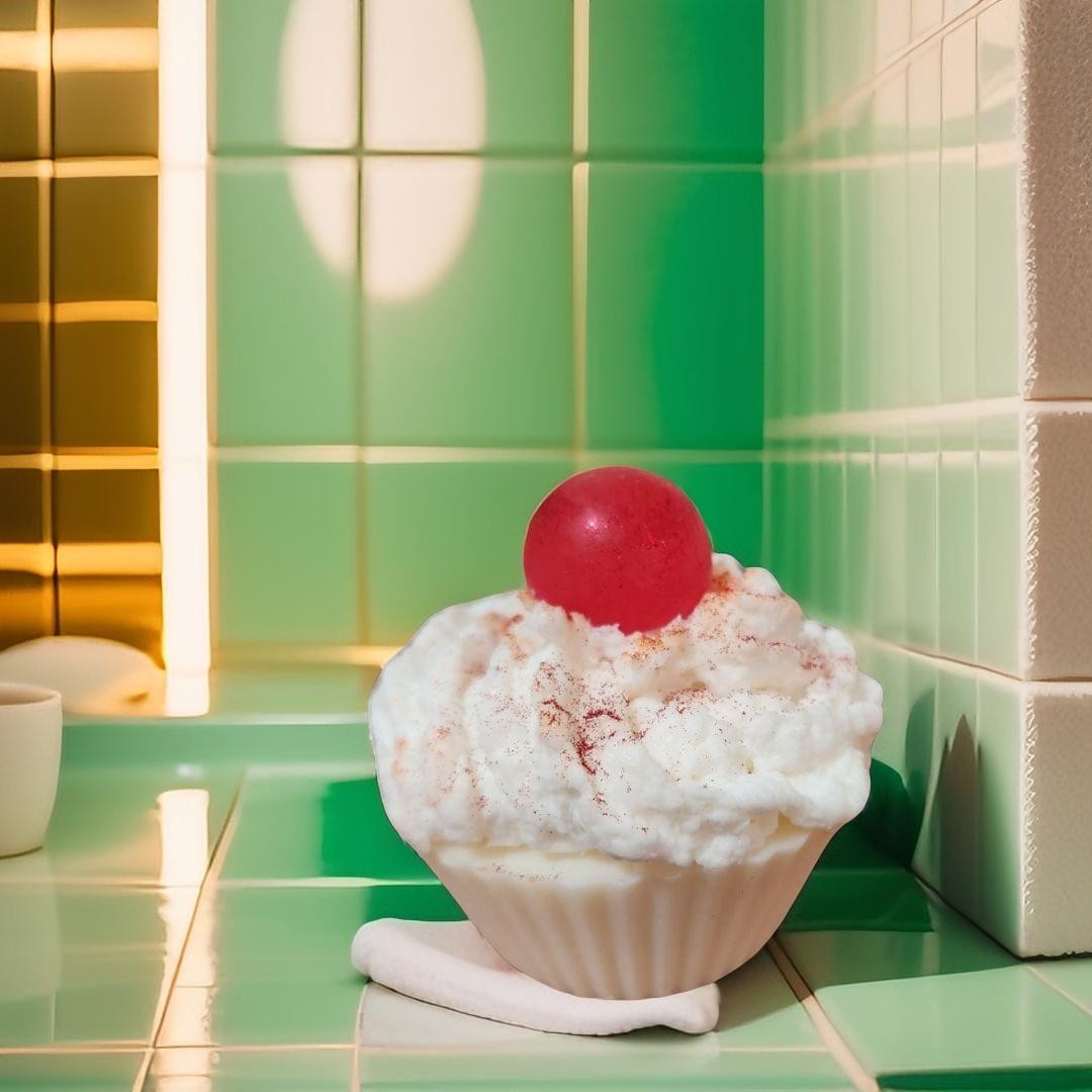Cupcake Festif – Savon fouetté gourmand et parfum vanillé