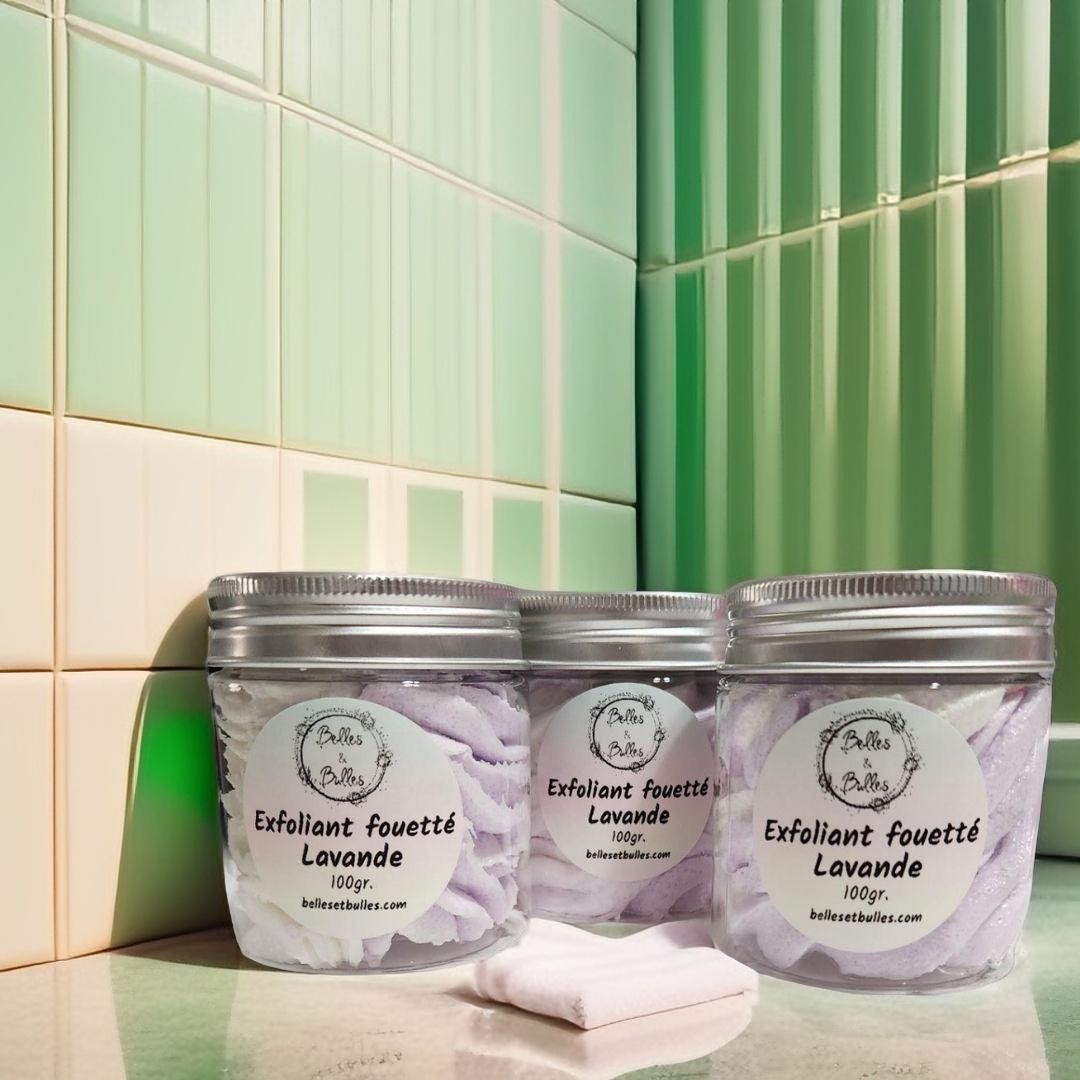 Exfoliant Fouetté Lavande Enivrante – Soin 2 en 1 apaisant et doux