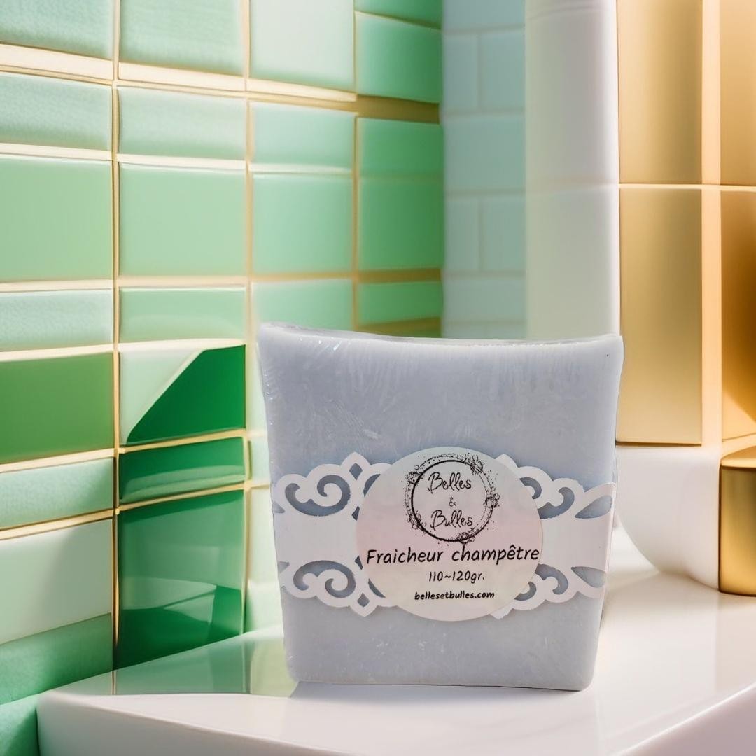 Fraîcheur Champêtre – Savon parfumé à l'air pur et notes végétales