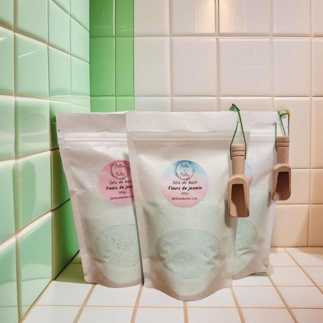 Sels de Bain Fleurs de Jasmin – Rituel luxueux parfumé au jasmin