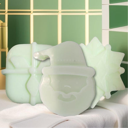 Couronne festive – Savon parfumé sapin & eucalyptus, esprit des fêtes