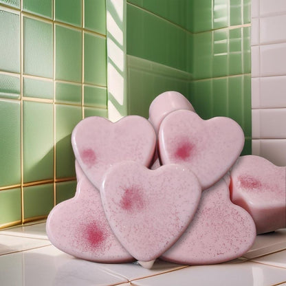 Bloom & Love – Savon cœur parfum floral et musqué