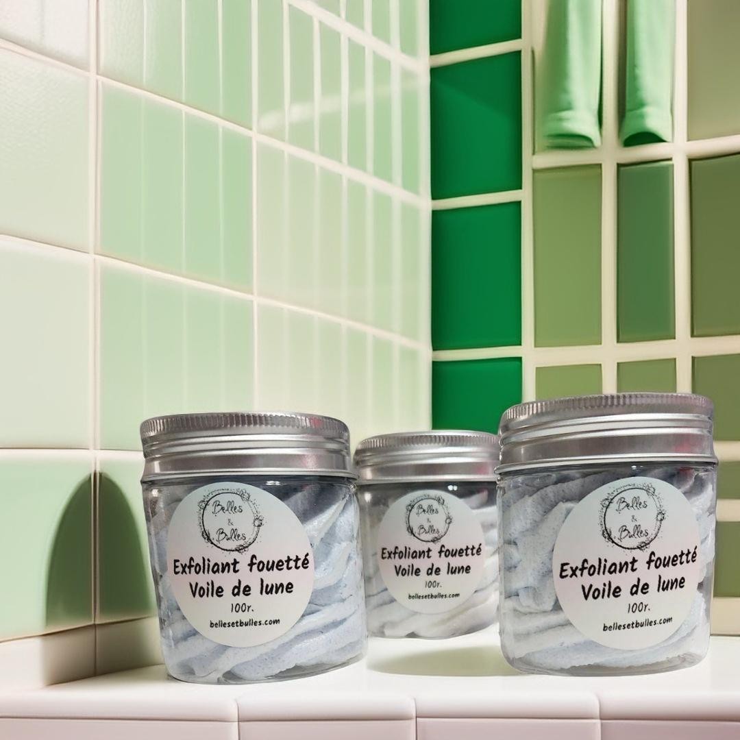 Exfoliant Fouetté Voile de Lune – Soin 2 en 1 exfoliant et parfumé