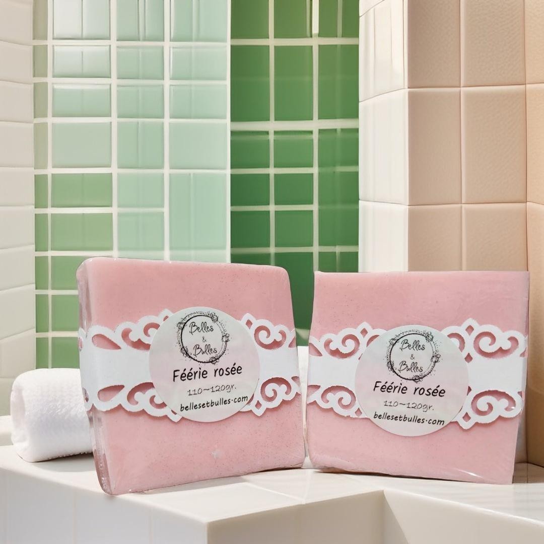 Féérie Rosée – Savon doux au parfum fruité et floral