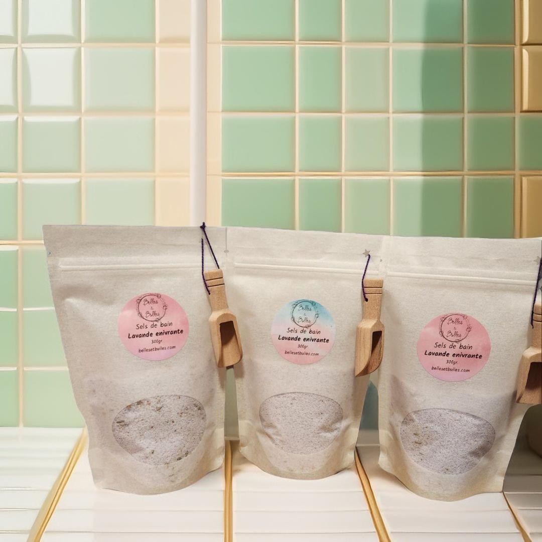Sels de Bain Lavande Enivrante – Rituel relaxant au parfum apaisant