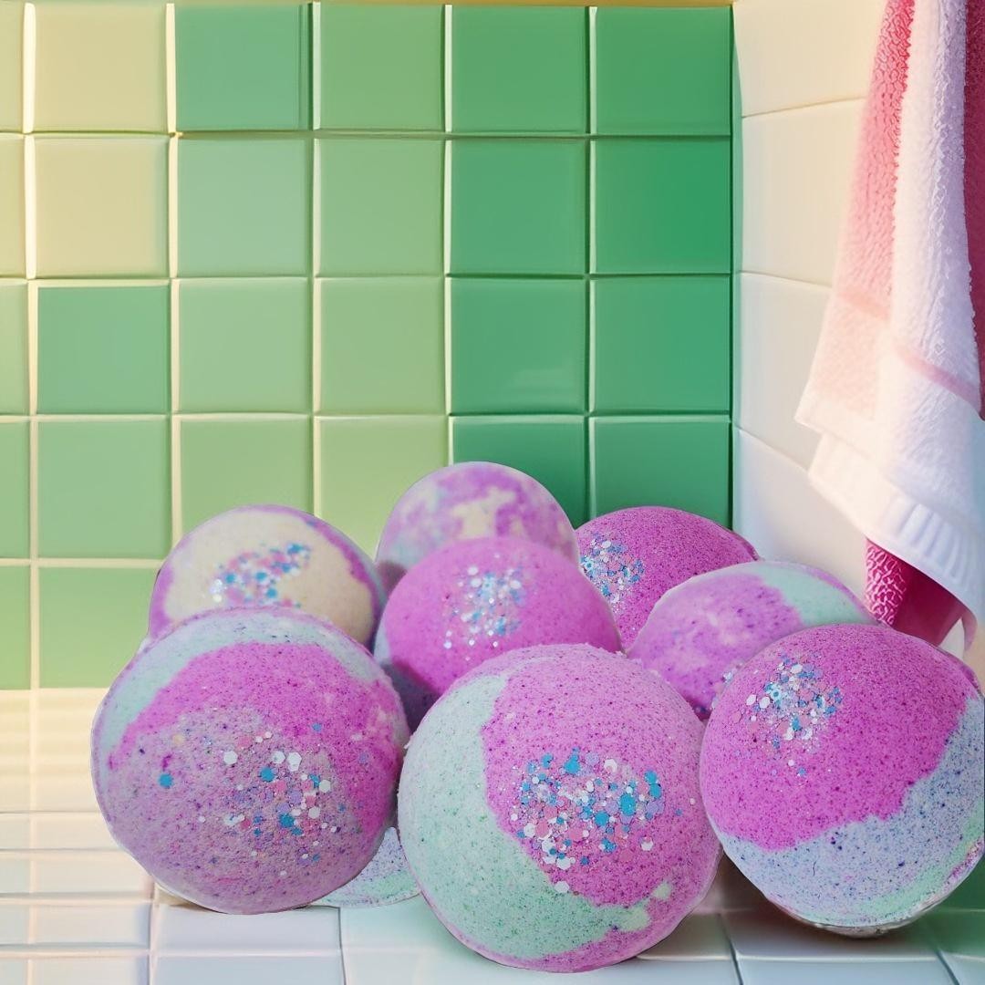 Bombe de Bain Multicolore Licorne Magique – Parfum joyeux et spectacle coloré