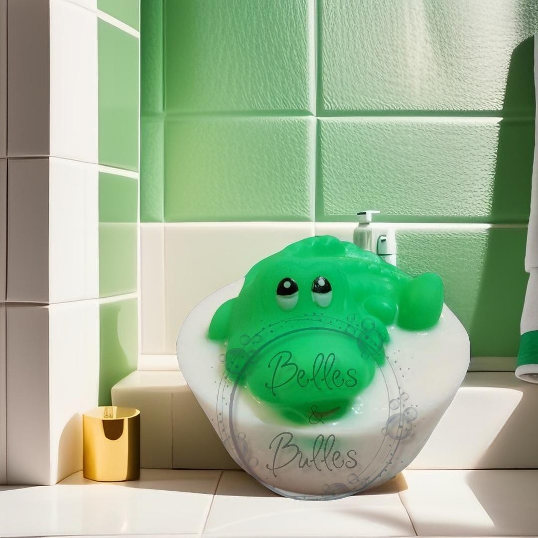 Savon Jouet Flottant Douceur Bébé – Savon enfant avec jouet bain flottant