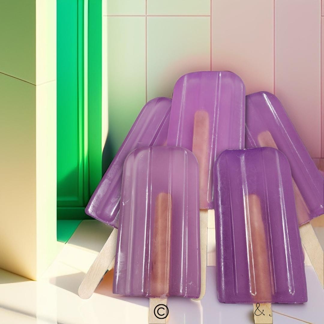 Popsicle Fruité – Savon en forme de sucette glacée aux fruits juteux