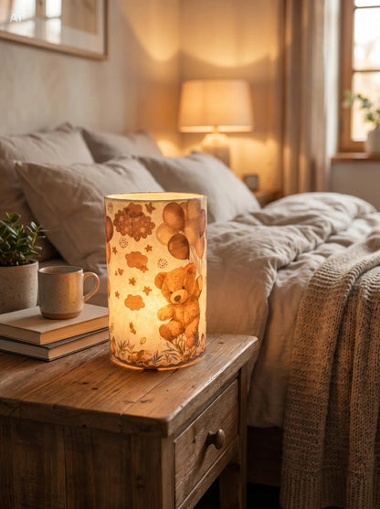 Vase ourson sur table de chevet