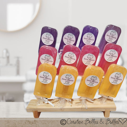 Popsicle Fruité – Savon en forme de sucette glacée aux fruits juteux