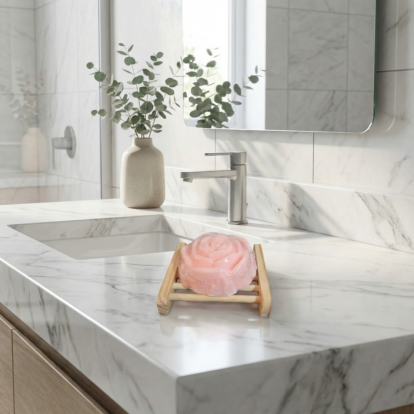 Porte savon simple en bois