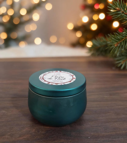 Chandelle Féérie de Noël – Sapin et Magie Festive