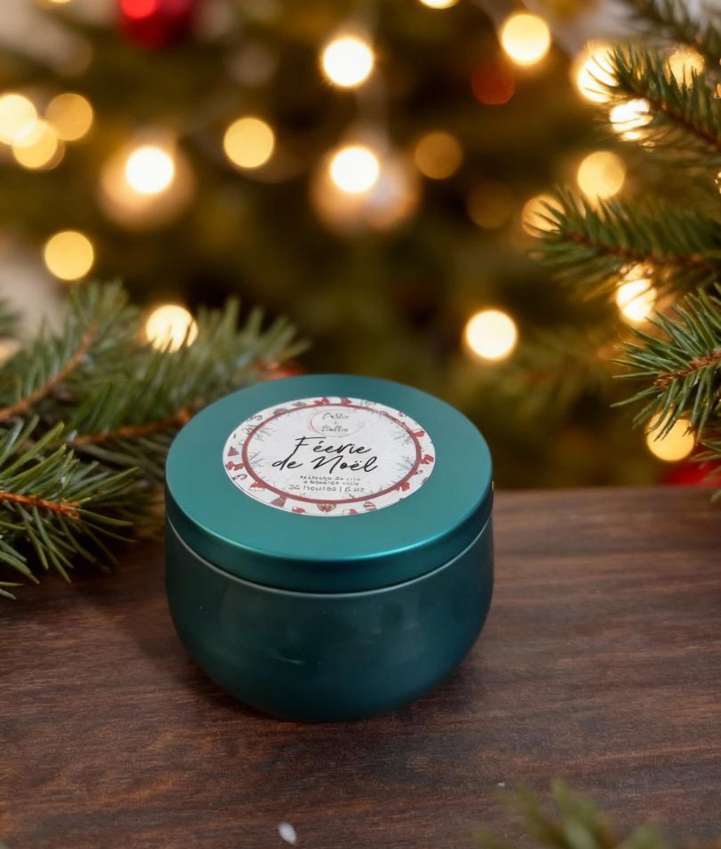 Chandelle Féérie de Noël – Sapin et Magie Festive