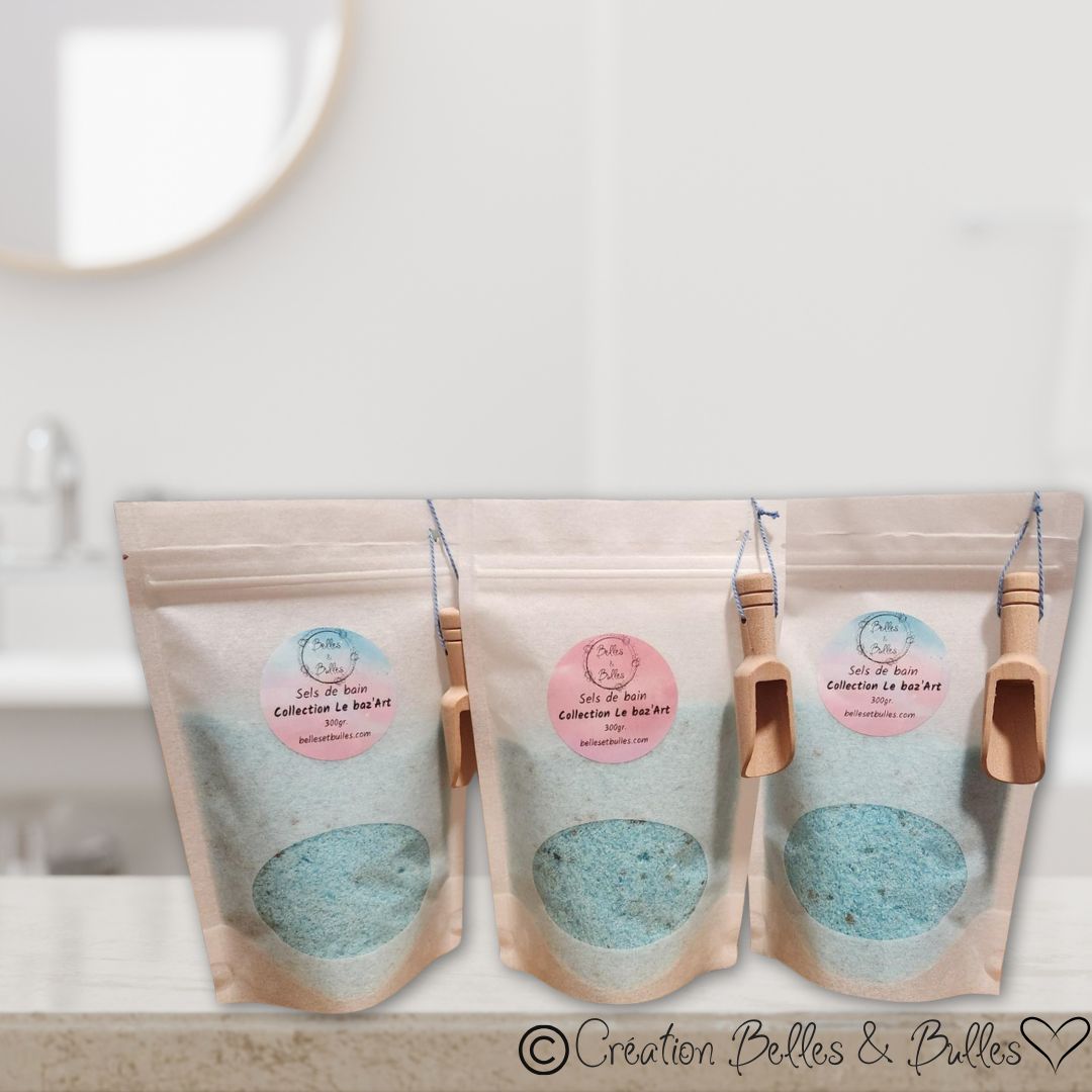 Sels de Bain Collection Le Baz'art – Expérience sensorielle envoûtante en boutique