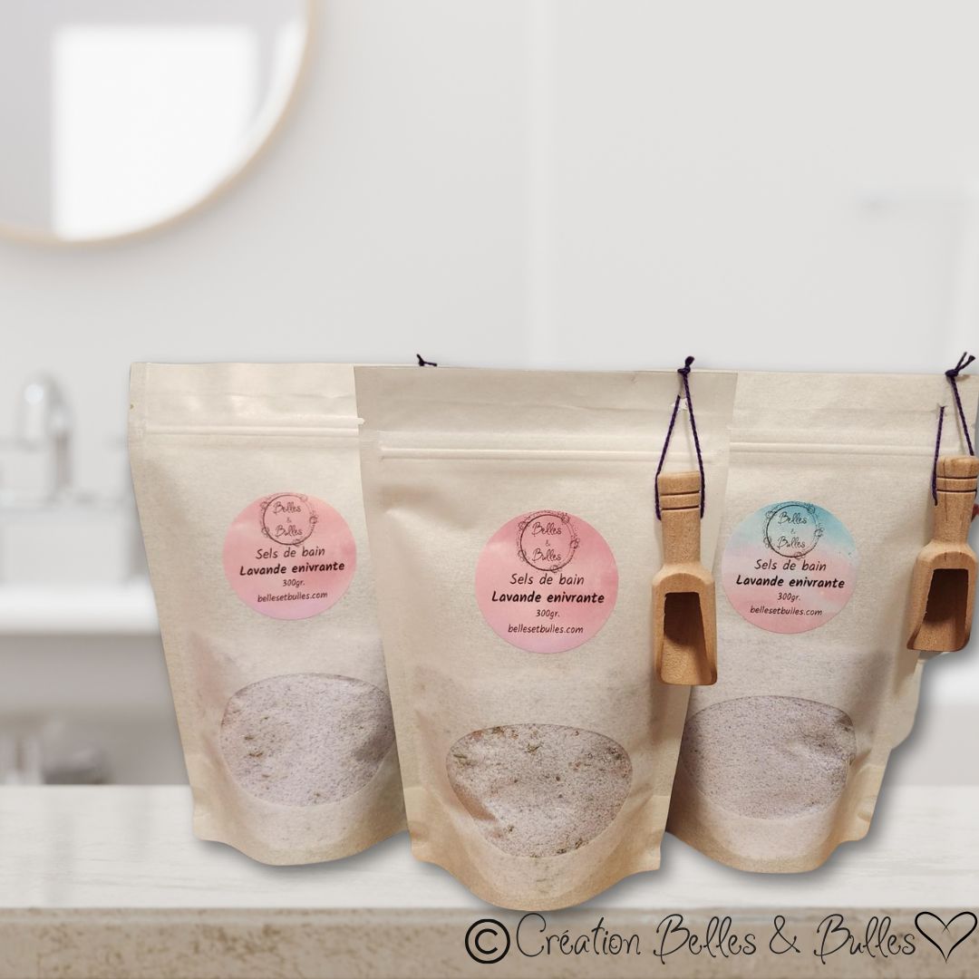 Sels de Bain Lavande Enivrante – Rituel relaxant au parfum apaisant